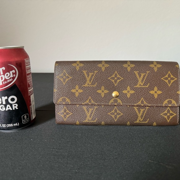 Louis Vuitton Portefeuille Sarah brown monogram long wallet clutch - Picture 2 of 13